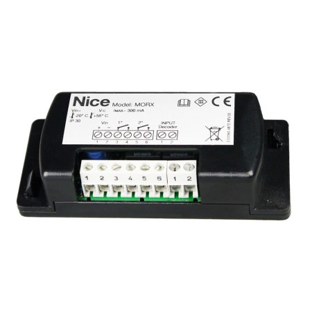 Beléptető rendszer vezérlő számkódos kártyás beléptető Nice morx